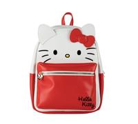 Cerdà Hello Kitty Mochila - Cuero sintético - Blanco y rojo