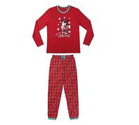 Cerdá Largo Single Jersey Mickey, Pijama Niños, Rojo (Red), 4 Años