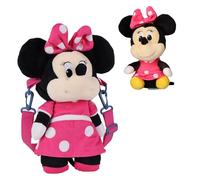 CERDÁ LIFE’S LITTLE MOMENTS Disney Bolso Peluche Minnie Mouse + Llavero, Bolsa Suave Oficial Disney, Regalo Niñas