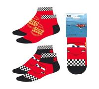 CERDÁ LIFE´S LITTLE MOMENTS Pack calcetines tobilleros Cars para uso diario y deporte - Pack calcetines tobilleros suaves y transpirables para zapatillas y calzado casual