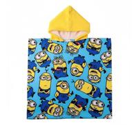 Poncho microfibra infantil minions para playa y piscina ? poncho mic
