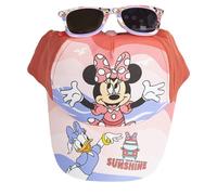 Cerdá Life’s Little Moments | Set Gorra y Gafas de Sol Minnie Mouse para Niñas - Conjunto Infantil Oficial Disney con Gorra Ajustable y Gafas Resistentes para Playa, Piscina y Verano