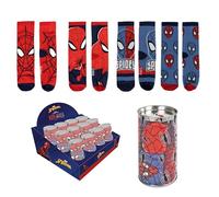 CERDÁ LIFE'S LITTLE MOMENTS Pack de 4 Calcetines infantiles diseño Spiderman Talla 31-34 Cómodos y Suaves- Estilo Único y Licencia Oficial