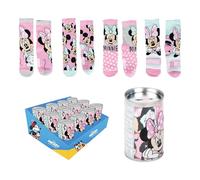 CERDÁ LIFE'S LITTLE MOMENTES | Pack 4 Calcetines Minnie Talla 31/34 Cómodos y Suaves - Pack Calcetines 4 Piezas Minnie con Estilo Único y Licencia Oficial