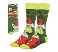 CERDÁ LIFE'S LITTLE MOMENTS CERDÁ Life'S Little MOMENTES 38/45 Cómodos y Suaves, 1 Calcetin The Grinch, Unisex niños/Adultos
