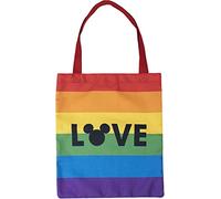 CERDÁ LIFE'S LITTLE MOMENTS 2100003494, Tote Bag Tela de Algodón de la Colección Disney Pride Unisex Adulto, Multicolor, Estándar