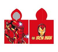 CERDÁ LIFE'S LITTLE MOMENTS 2200003876 Poncho Algodón Avengers Iron Man, Cotone, Rojo, 50x115cm