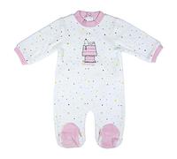 CERDÁ LIFE'S LITTLE MOMENTS 2200006141_T03M-C70 Ropa Bebé Snoopy-Licencia Oficial Peanuts, Rosa, 3 Meses para Bebés