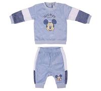 CERDÁ LIFE'S LITTLE MOMENTS 2200006144_T03M-C56 Conjunto Recien Nacido Invierno de Mickey, Azul, 3 meses Unisex bebé