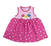 CERDÁ LIFE'S LITTLE MOMENTS 2200006958 T18M-C70 Vestidos de Bebe Niña de Baby Shark con Licencia Oficial Nickelodeon, Rosa para Niñas, 1 año