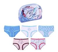 CERDÁ Life'S Little Moments 2200007409_410-C81 Pack de 5 Braguitas de Algodón de Frozen para Niña con Licencia Oficial Disney, Multicolor, 1 año