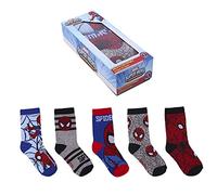 CERDÁ LIFE'S LITTLE MOMENTS 2200007418_T1922-C81 Pack de 5 Calcetines de Algodón de Spiderman para Niño con Licencia Oficial Marvel, Multicolor, 19-22 para Niños