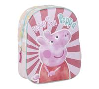 Artesanía Cerdá Mochila infantil Peppa Pig Rosa 25x31x10 cm Poliéster y EVA
