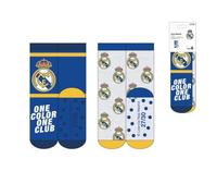 CERDÁ LIFE'S LITTLE MOMENTS Antideslizante Aplicaciones Real Madrid Niños - Calcetines Oficiales Infantiles, Diseño Exclusivo con Escudo, 35-38