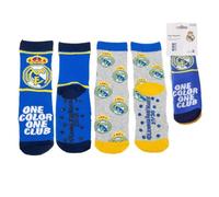 CERDÁ LIFE'S LITTLE MOMENTS Antideslizante Aplicaciones Real Madrid Niños - Calcetines Oficiales Infantiles, Diseño Exclusivo con Escudo, 27-30