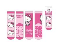 CERDÁ LIFE'S LITTLE MOMENTS Antideslizante Hello Kitty / Calcetines Cómodos Aplicaciones, 31-34 (Pack de 2) Unisex niños