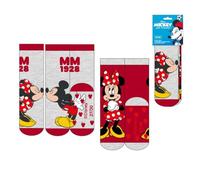 CERDÁ LIFE'S LITTLE MOMENTS Antideslizante Minnie diseño Seguro | Calcetines Cómodos Aplicaciones, 31-34 (Pack de 2) Unisex niños