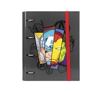 CERDÁ LIFE's LITTLE MOMENTS - Archivador 4 Anillas Niño de The Avengers con Tapa Dura y Cierre con Goma - Licencia Oficial Marvel, 2700000262