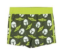 CERDÁ LIFE'S LITTLE MOMENTS - Bañador Ajustado Boxer en Poliéster al 85% y en Elastano al 15% con Forro 100% Poliéster de The Mandalorian Licencia Oficial - Star Wars, Verde, 10 años (2200008869_C59)