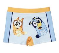 CERDÁ LIFE'S LITTLE MOMENTS Bañador Infantil de Bluey - Color Azul y Amarillo - Talla 4 Años - Bañador Niño Fabricado en 85% Poliéster y 15% Elastano de 210 gsm - Producto Original Diseñado en España