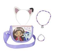 CERDÁ LIFE'S LITTLE MOMENTS Bandolera Gabby’s Dollhouse + Bisutería Pack 3 Piezas - Ideal para Regalar a los Peques