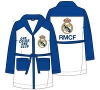 CERDÁ LIFE'S LITTLE MOMENTS Batín Coral Fleece Aplicaciones Real Madrid Niños - Bata de Casa Oficial Infantil, Diseño Exclusivo con Escudo, 8 Años