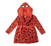 CERDÁ LIFE'S LITTLE MOMENTS Batín Spiderman Suave Capucha y cinturón - Bata casa calentita y cómoda Tejido Tipo Polar, 6 años Unisex niños