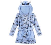 CERDÁ LIFE'S LITTLE MOMENTS Batín Stitch Suave Capucha y cinturón - Bata casa calentita y cómoda con Tejido Tipo Polar, 14 años Unisex niños