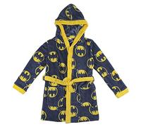 CERDÁ LIFE'S LITTLE MOMENTS Batman Kinder Fleece Bademantel Jungen-Offizielle DC Comics Lizenz Albornoz de Forro Polar para niños, Gris Oscuro, 14 años