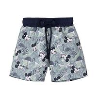 CERDÁ LIFE'S LITTLE MOMENTS Bermudas de Baño para Niño Fabricadas 85% y en Elastano al 15% con Forro 100% Poliéster y Personajes de Mickey | Licencia Oficial-Disney, Verde Claro, 4 años para Niños