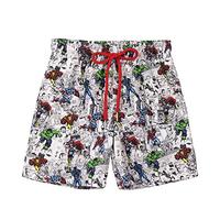CERDÁ LIFE'S LITTLE MOMENTS Bermudas de Baño para Niño Fabricadas 85% y en Elastano al 15% con Forro 100% Poliéster y Personajes Licencia Oficial-Marvel, Gris Claro, 8 años para Niños