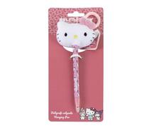 CERDÁ LIFE'S LITTLE MOMENTS Bolígrafo Hello Kitty Colgante con Peluche | Bolígrafo Colgante Hello Kitty Con Adorno De Peluche y Anilla, Ideal Para Escribir, Decorar El Estuche O Llevar En Mochila.
