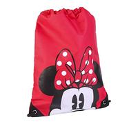 CERDÁ LIFE'S LITTLE MOMENTS Bolsa Mochila Cuerdas Infantil de Minnie Mouse-Licencia Oficial Disney, Saco Unisex niños, Rojo, Pequeño