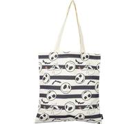 CERDÁ LIFE'S LITTLE MOMENTS Bolsa Shopping de Pesadilla Antes de Navidad - Negro - 36x39x0.4cm - 2 Asas - Fabricada con Poliéster y Algodón - Estampado Jack Skellington y Zero - Producto Original