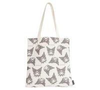 Bolsa Shopping Hello Kitty Kuromi, Unisex Adulto, Blanco y Negro