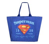 ARTESANÍA CERDÁ Bolsa shopping Superman XL reutilizable, para compra grande, supermercado y gimnasio