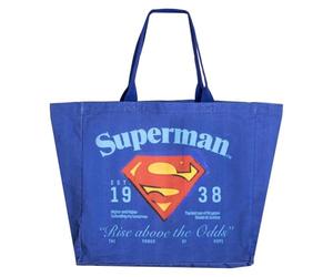 CERDÁ LIFE'S LITTLE MOMENTS Bolsa shopping XL Superman reutilizable para compra grande - Bolsa shopping XL Superman grande para supermercado, gimnasio y uso diario