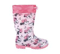 CERDÁ LIFE'S LITTLE MOMENTS - Botas de Agua Niña de Minnie Mouse con Stopper Regulador para Mayor Ajuste y Minimizar la Entrada de Agua - Licencia Oficial Disney