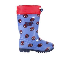 CERDÁ LIFE'S LITTLE MOMENTS - Botas de Agua Niño de Spiderman con Stopper Regulador para Mayor Ajuste y Minimizar la Entrada de Agua - Licencia Oficial Marvel