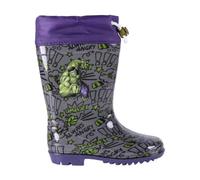 CERDÁ LIFE'S LITTLE MOMENTS Botas de Agua Niño Hulk Con Stopper Para Mayor Ajuste Y Minimizar La Entrada de Agua - Licencia Oficial Marvel - Botas de Agua Niños con Stopper Regulador para Mayor Ajuste y Minimizar la Entrada de Agua | Botas de Agua Hulk de Color gris - Licencia Oficial Marvel Niños