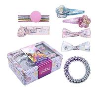 CERDÁ LIFE'S LITTLE MOMENTS - Caja Metalica con Accesorios para el Pelo Brillantes de Princesas Disney - Licencia Oficial Disney