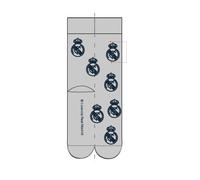 Calcetines Adulto Real Madrid - Calcetines Cómodos de Algodón, Transpirables y Resistentes - Calcetines Deportivos y Casual para Uso Diario