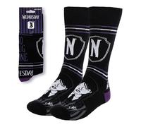 CERDÁ LIFE'S LITTLE MOMENTS, 1 Calcetin Wednesday Oscuro, 36/43 Unisex adulto