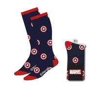 CERDÁ LIFE'S LITTLE MOMENTS Calcetines Marvel diseño Capitán América 38-45 Cómodos y Suaves - Calcetines con Estilo Único y Licencia Oficial