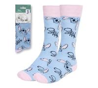 CERDÁ LIFE'S LITTLE MOMENTS Calcetines Stitch – Azul y rosa, 36-43 Unisex Cómodos y suaves