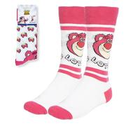 CERDÁ LIFE'S LITTLE MOMENTS, 1 Calcetin Toy Story Blanco y Rosa, 36/43 Unisex adulto