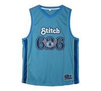 CERDÁ LIFE'S LITTLE MOMENTS Camiseta Corta Basketball Stitch, Azul, M/L Unisex Adulto