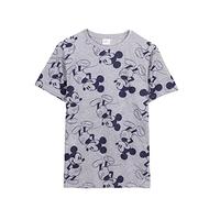 CERDÁ LIFE'S LITTLE MOMENTS - Camiseta de Verano Hombre Manga Corta de Mickey Mouse - Licencia Oficial Disney