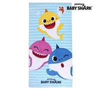 CERDÁ LIFE'S LITTLE MOMENTS CD-22-7256 - Toalla de Playa de Baby Shark para Niños con Licencia Oficial Nickelodeon