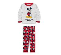CERDÁ LIFE'S LITTLE MOMENTS Cerdá Pijama Infantil Mickey Mouse-Licencia Oficial Disney, Gris, 02A para Niños